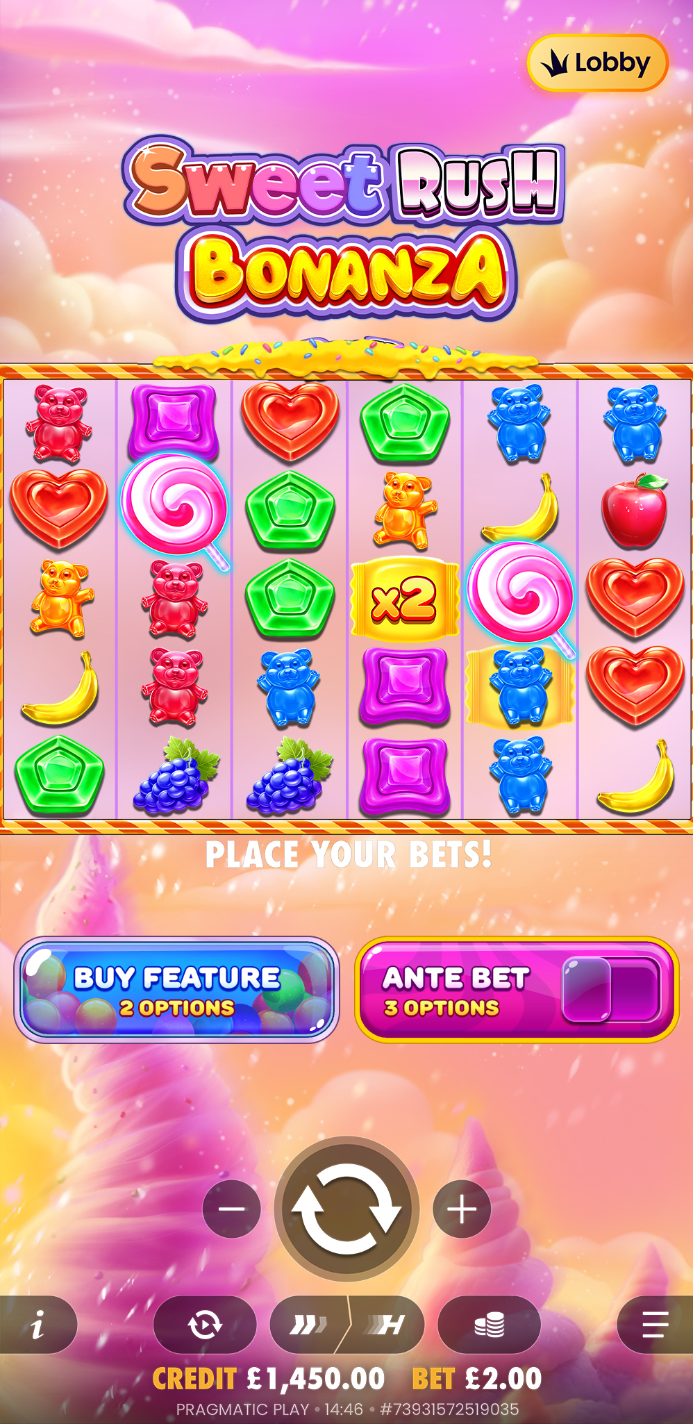 Sweet Rush Bonanza - screenshot with slot description 7